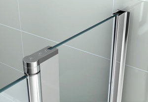 <span class=keywords><strong>Mampara</strong></span> de Ducha Moderna sin Marco, Plegable y Deslizante de 6 mm, <span class=keywords><strong>con</strong></span> Cubierta de Aluminio ABS y Pantalla de Ducha de 6 mm para Baños de Hoteles - Product Image 5