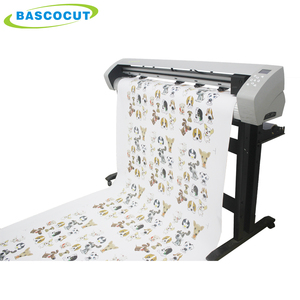 Bascocut 1.3 m độ chính xác cao signmaster phần mềm máy cắt decal/sticker đường viền cắt vinyl cutter - Product Image 1