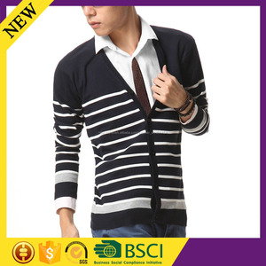 De manga larga de Color OEM v cuello de punto medio barato de imágenes de <span class=keywords><strong>hombre</strong></span> abrigo - Product Image 2