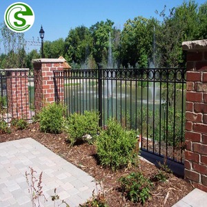 Hot Sale <strong>Picket</strong> <strong>Fence</strong> <strong>Cheap</strong> Galvanized Steel <strong>Fence</strong> <strong>Panels</strong> Wrought Iron <strong>Panel</strong> <strong>Fence</strong> for Garden - Product Image 5