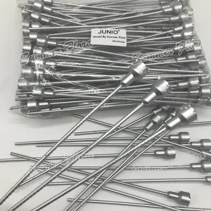 JunioPreserved Rose Stems Silver Plastic Stems Artificial Roses Stem