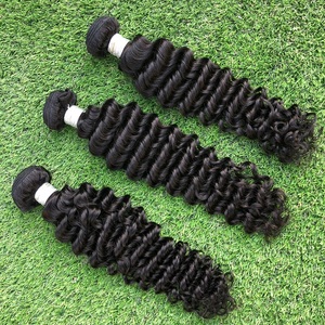 Limpio y apretado brasileño de la onda profunda del pelo de la Virgen humana popular estilo de moda - Product Image 3