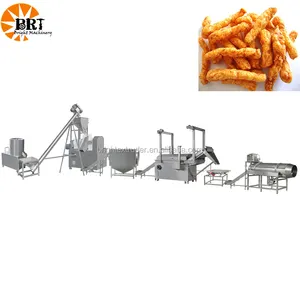Fried Cheetos maíz rizos crunchi kurkure decisiones precio de la máquina crujiente Nik naks máquinas de fabricación