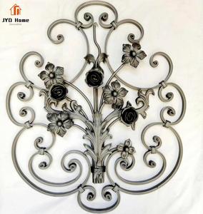 Jyd แผงเหล็กดัดทรงกลมลายดอกไม้สำหรับตกแต่งรั้วประตูรั้วธรรมชาติแบบไม้รับแรงกด - Product Image 4