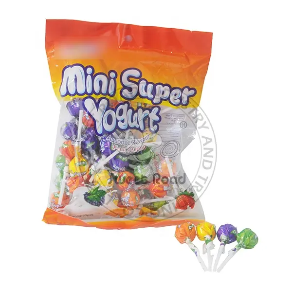 Mini Super Yogurt Lollipop Indiano Della Caramella