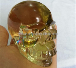 Commercio all'ingrosso rainbow citrine teschio di cristallo - Product Image 1