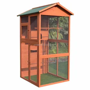 Wooden Large Standing Parrot Pigeon House Pet Products Nesting Bird Aviary Cage