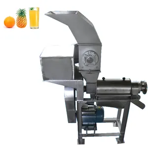 Pineapple Juice Extractor Machine / Passion Fruit Juice Making Extracting Machine