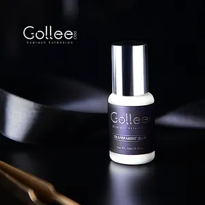 Gollee 1-3 วินาที 4-6 สัปดาห์กลางแห้งเร็วขนตา Eyebrow ส่วนขยายกาว