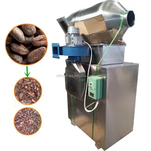 Máquina profesional de craqueo de granos de Cacao, máquina peladora de piel de Cacao, removedor de piel de Cacao