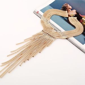 2016 Nuevo diseño de lujo declaración de borla de moda de aleación de Collar para las mujeres Collar - Product Image 5