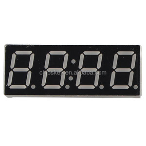 4 poco 7 seg rojo reloj led display ánodo común 14 0.56 "tubo digital 50*19 * 7.8mm - Product Image 2