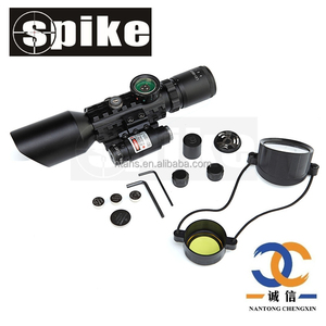 Phạm vi quang học tăng đột biến <span class=keywords><strong>3</strong></span>-10x42 Phạm vi chiếu sáng kép với tầm nhìn laser chấm đỏ - Product Image 2