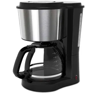 Высокое качество для домашнего использования 900 Вт 1.5L электрическая автоматическая кофеварка