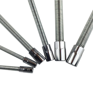 Bendable אלסטי שרוול משותף חיבור מוט סגסוגת אוניברסלי גמיש פיר מחגר ברגים אביב הארכת מוט - Product Image 2