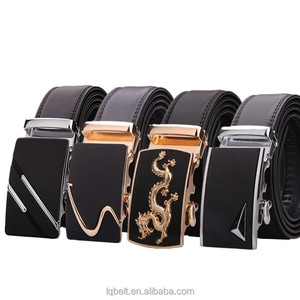 LQbelt Factory OEM <span class=keywords><strong>Ceinture</strong></span> en cuir véritable Ceintures à boucle automatique pour hommes Stock Ratchet Belt Wholesale - Product Image 1