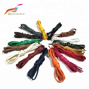 Lacets en coton ciré rond pour chaussures, 1 paire, longueur 2mm, pour bottes, vente en gros - Product Image 3