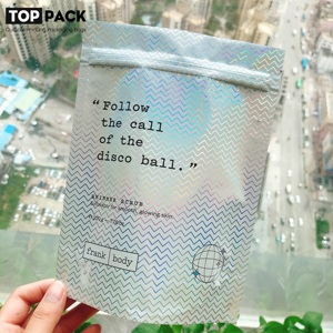 การพิมพ์ที่กำหนดเองพลาสติกผนึกอลูมิเนียมฟอยล์ Mylar Ziplock บรรจุถุงโฮโลแกรม - Product Image 3