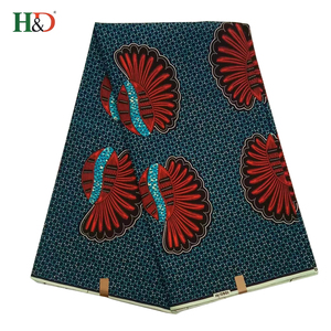 H & D Super Cire <span class=keywords><strong>Paon</strong></span> Impressions Pur Soie <span class=keywords><strong>Tissu</strong></span> Africain Kitenge Meilleurs Designs Dans Alibaba - Product Image 1