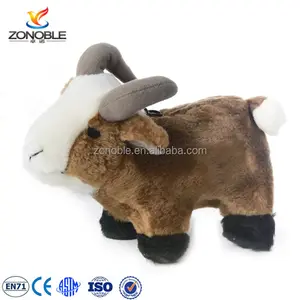 Kustom Moq Rendah Lembut Isian Indah Mainan Mewah Hewan Boneka Mewah Lucu Kambing