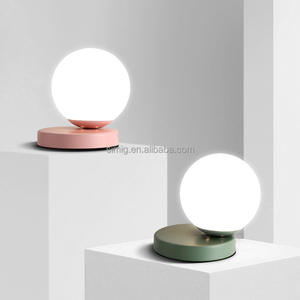 Simiglightlightlighting מודרני עיצוב מקרון שולחן זכוכית ידידותי לסביבה קטנה קריאת שולחן מנורת שולחן
