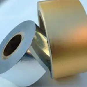 factory Silver Gold food grade packaging aluminum foil laminated paper