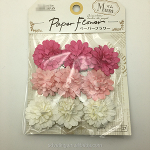 Fabricante al por mayor, adorno de scrapbooking hecho a mano, pétalos de flores de papel personalizados - Product Image 2
