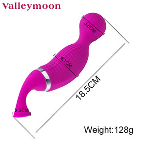 Valleymoon 3002 silicona juguetes masaje clítoris pezón coquetear electro estimulación vibrador - Product Image 2