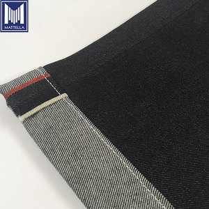 # Indigo Color قطن سيلفاج 13 أونصة لون أحمر وأبيض سيلفيدج قطن قماش دينم ياباني - Product Image 4