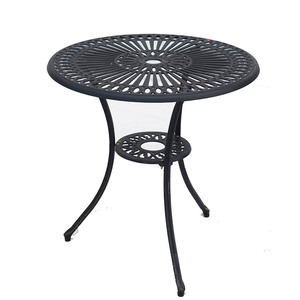 Patio <span class=keywords><strong>Bistro</strong></span> ชุดที่นิยมสวนหล่ออลูมิเนียมเฟอร์นิเจอร์กลางแจ้งโลหะ,หล่ออลูมิเนียมการออกแบบที่ทันสมัย3ปีรอบ - Product Image 5