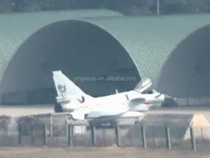 ondulato del tetto ad arco in acciaio per aeromobili hangar