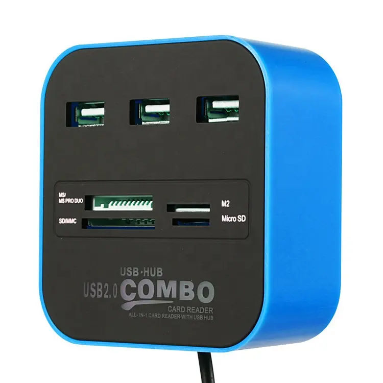 new product ideas 2019 colorful OTG 7 in1 USB hub High Speed 3 Usb Ports Hub Cheap factory price 480Mbps transsion