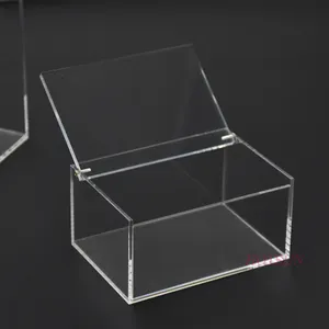 Clear acrylic display cube box small acrylic box