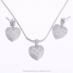 wholesale jewelry supplies china romantic jewelry set heart shape jewely for women