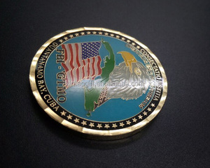 Brauch gestempelt Technik und usa stil metall-<span class=keywords><strong>m</strong></span>ünze - Product Image 3