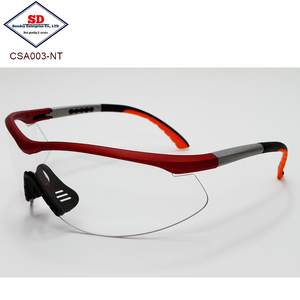 AS-NAS1337 ANSI Z87.1 Certified Fog-Resistant Spectacles ANSI Eye Protection Goggles with Nylon PC <b>Frame</b> - Product Image 2