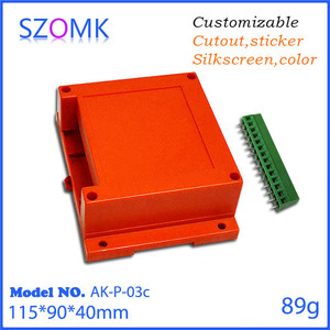 ที่มีขั้วบล็อกรางdinพลาสติกโครงการอิเล็กทรอนิกส์กล่อง - Product Image 6