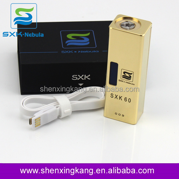 Shenxingkang высококачественный уникальный дизайн SXK Mini Nebula Mod Box Vape SXK 60W Mod с контролем температуры