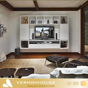 2021 Hangzhou ורמונט מודרני עיצוב עץ מראה טלוויזיה ארון עיצובים אירופאי קיר יחידות - Product Image 6