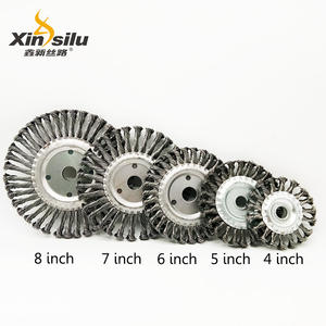 125X22mm fil d'acier torsadé roue brosse navire élimination de la rouille joint de soudure polissage tuyau détartrage meuleuse d'angle outils - Product Image 6