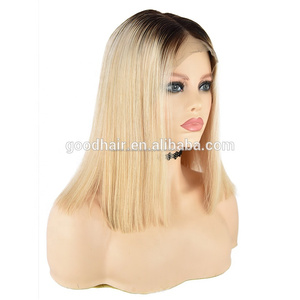 Grande en stock se envían <span class=keywords><strong>el</strong></span> mismo día en #1b/#613 color peluca delantera de encaje de cabello bob peluca para mujeres - Product Image 2