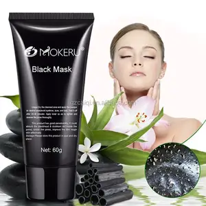 Masque dissolvant de points noirs au charbon de bambou naturel, bandes de pores pour le nez et la tête noire, masque Facial pelable