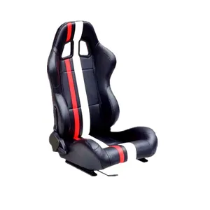 JBR 1026B ayarlanabilir kaymak PVC deri kullanımı ile araba için farklı renk araba koltuğu yarış koltuğu