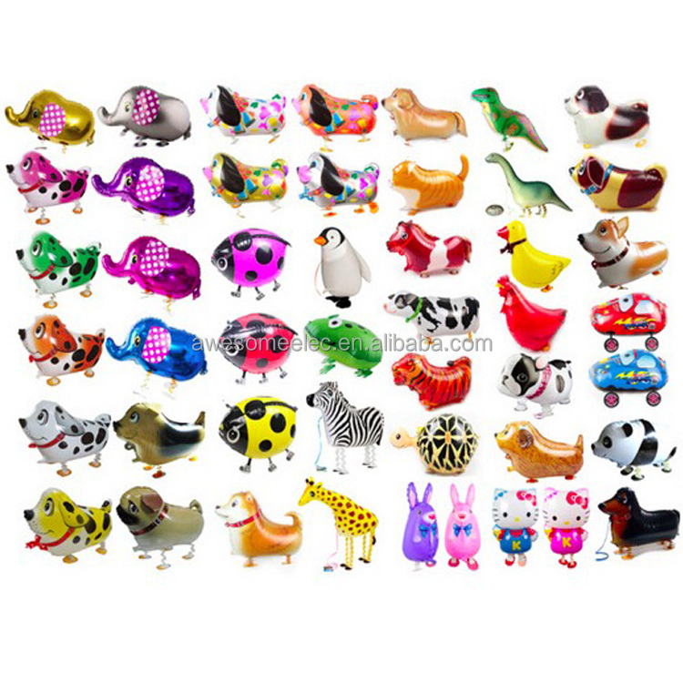 (Игрушка в подарок) воздушный шар из алюминиевой фольги в виде животного, милый мультяшный шар, надувной воздушный Гелиевый шар для праздничного украшения