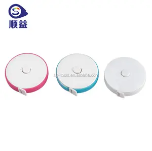 Thợ may retractable đáng yêu vòng tùy chỉnh hình dạng may đo có thể thu vào nhân trắc tape measure - Product Image 1