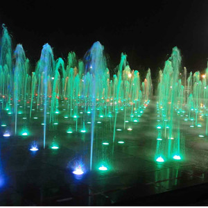 น้ำพุแห้งแบบอินเทอร์แอคทีฟ ควบคุมด้วยโปรแกรม ไฟ RGB สแตนเลสสตีลทันสมัย สำหรับตกแต่งภายนอกในสนามเด็กเล่น - Product Image 4