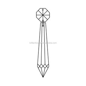 <span class=keywords><strong>Prisma</strong></span> a Goccia in Cristallo Trasparente da 3 Pollici per Accessori Lampadario - Product Image 2