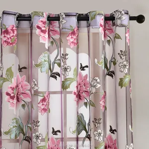 <span class=keywords><strong>Pas</strong></span> <span class=keywords><strong>cher</strong></span> Prix Vente Chaude Imprimé Sheer floral Rideaux Papillon Sheer Fenêtre Rideaux - Product Image 6