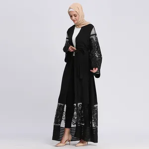 전문 Factory Supply 두바이 감사해 요 Mesh 우 Aab Abaya Burqa Images 이슬람 옷