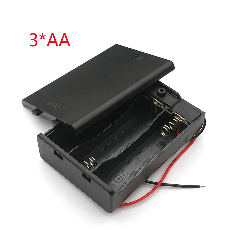 3*AA Battery Holder storage Box Case With Switch